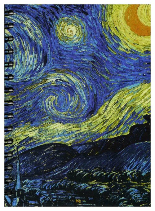 Скетчбук. Ван Гог. Звездная ночь