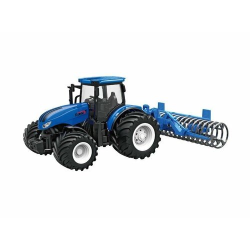 Р/У фермерский трактор Korody с сеноподборщиком, мет. кузов, широкие колеса 1/24 2.4G 6CH RTR