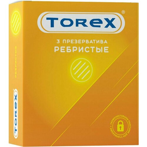 Презервативы Torex ребристые 3шт х 2шт