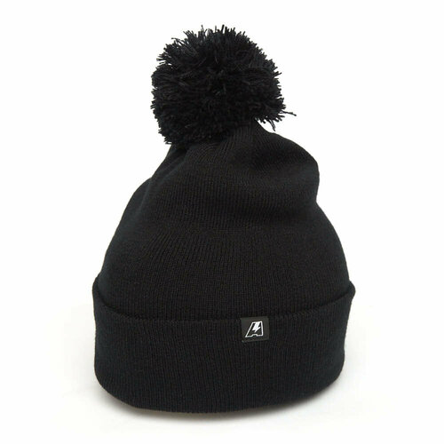фото Шапка atributika & club, размер 52-54, черный