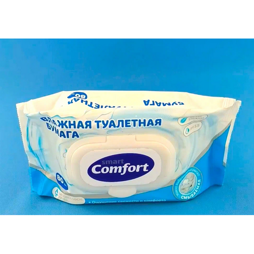 Влажная туалетная бумага Comfort Smart №80