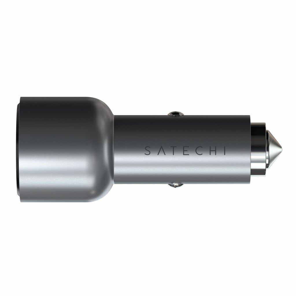 Автомобильное зарядное устройство Satechi 40W Dual USB-C Car Charger, 2xUSB Type-C (PD), Серый ST-U2C40CCM - фото №9