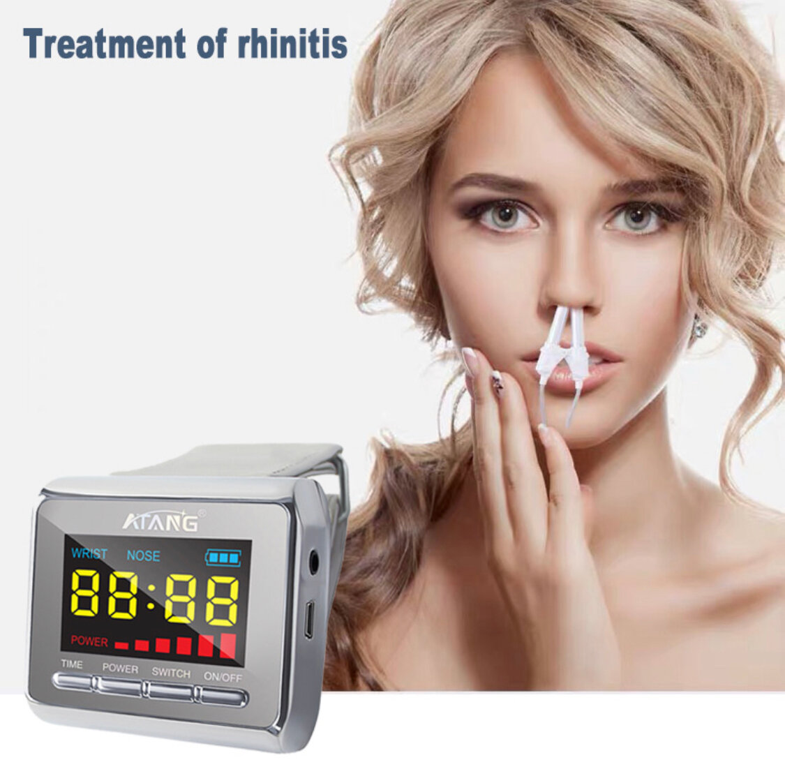 Медицинская часы Tinnitus/Лазерное устройство для лечения Отита Диабета Синусит