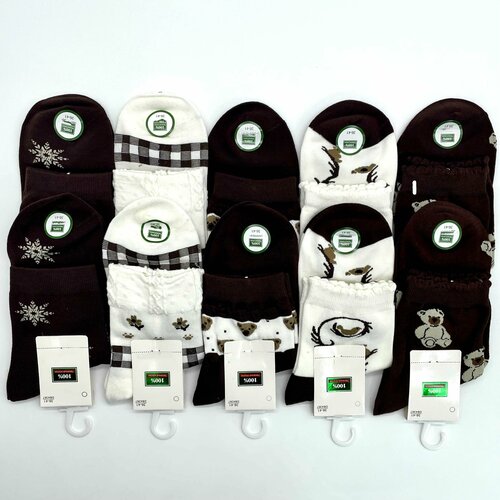 фото Носки , 10 пар, размер 36-41, мультиколор нет бренда