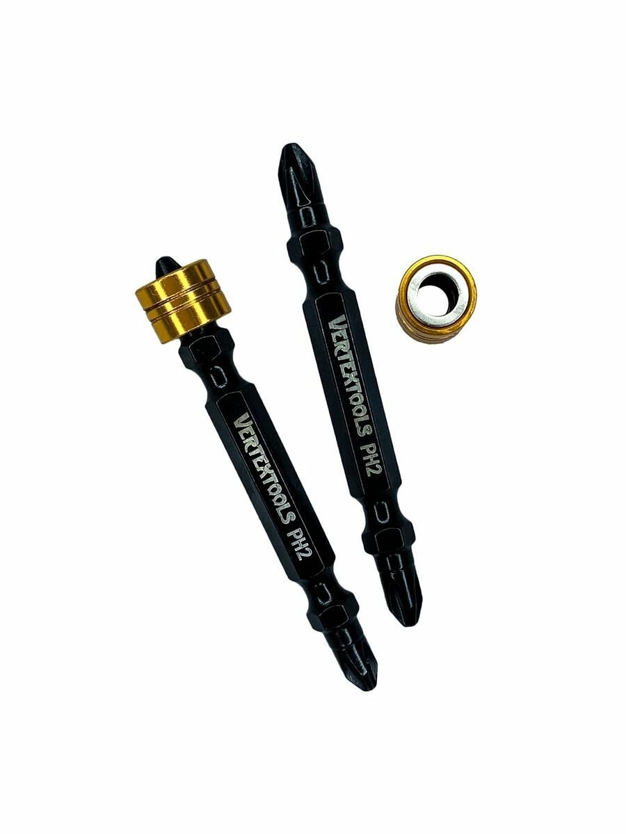 Бита с ограничителем Vertextools PH2*65мм БТ-PH2-65 - фото №10