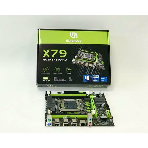 Материнская плата X79 LGA2011 Поддержка 32 Гб x79 x79g motherboard lga 2011 usb2 0 sata3 support reg ecc memory and xeon e5 processor 4ddr3