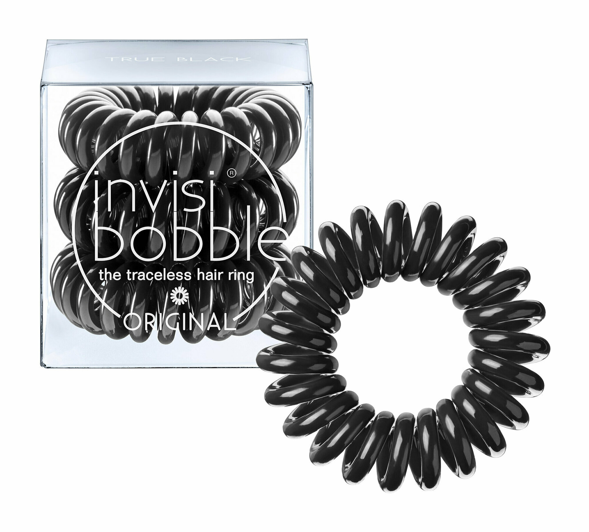 Резинка-браслет для волос Invisibobble Original Hair-Rings True Black