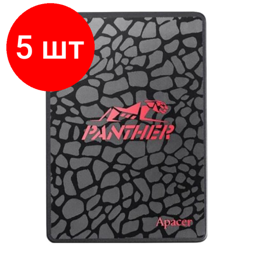 Комплект 5 штук, SSD накопитель Apacer Panther AS350 256GB 2.5 SATA (AP256GAS350-1)