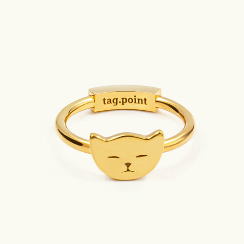 фото Кольцо помолвочное, размер 17.5 tag.point - дизайнерские украшения