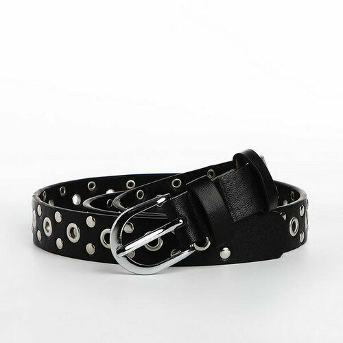 фото Ремень сима-ленд, размер 105, черный сима-лэнд