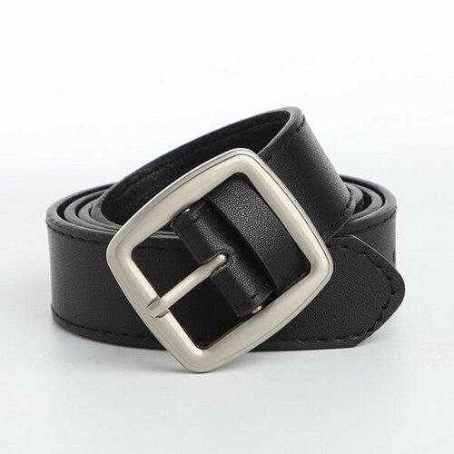 фото Ремень сима-ленд, размер 102, черный сима-лэнд