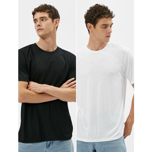 фото Футболка koton, размер m, черный