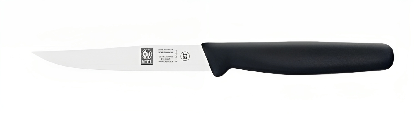 Нож для овощей 100-200 мм. черный с волн. кромкой PRACTICA Icel