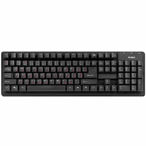 Sven клавиатура проводная Standard 301 USB Black 468400₽