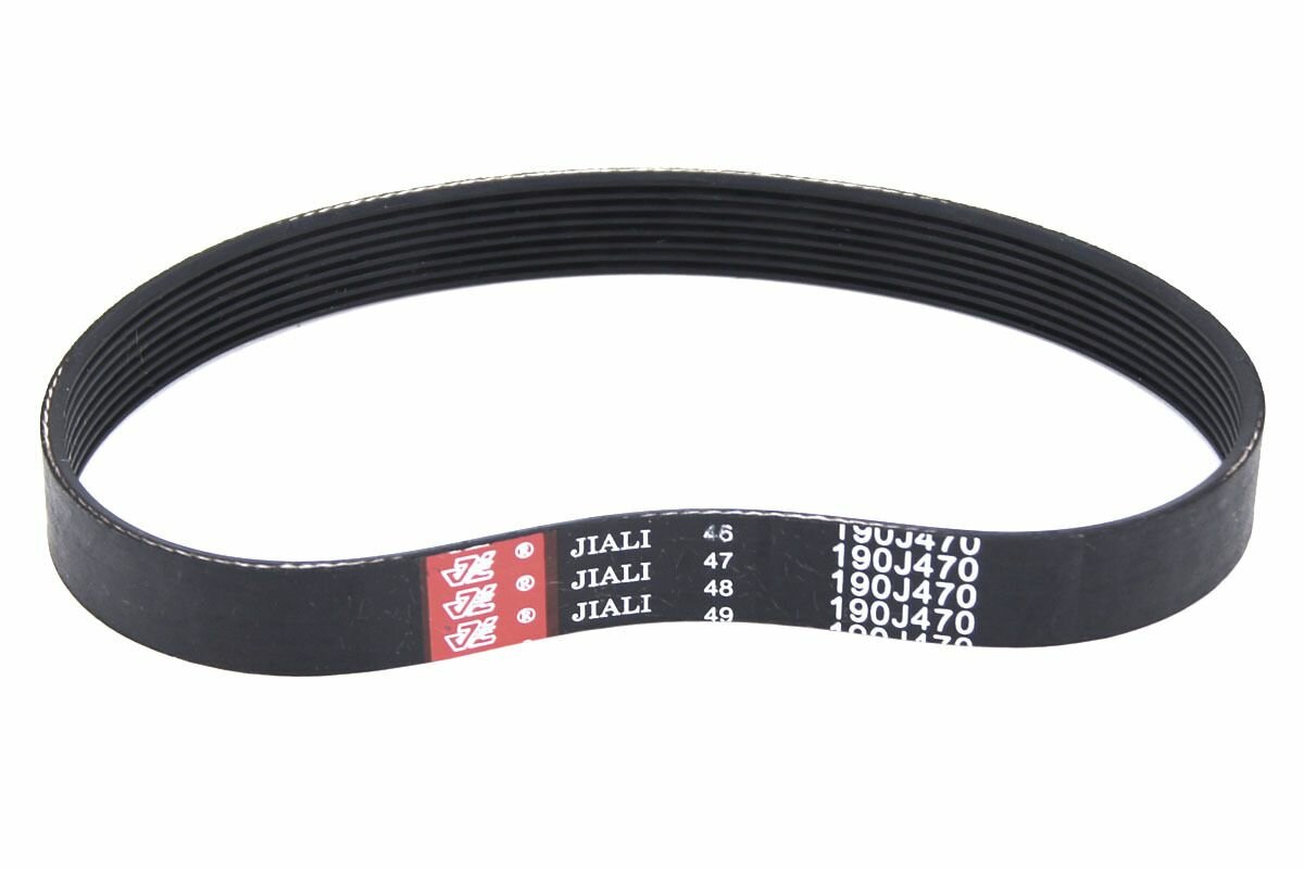 Ремень привода ножа 8PJ470/190J для газонокосилки CHAMPION EM4216 / 8345-511101-0100120