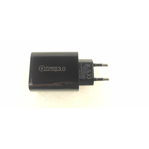 Блок питания 5V/3.5A, 3 USB, 1 с поддержкой Quick Charge, 1x Type-C (стандарт PD 20W), чёрный блок питания 20w usb c