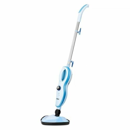 Паровая швабра Kitfort КТ-1046 1500 Вт 370 мл шнур 8 м бело-голубая 14776₽