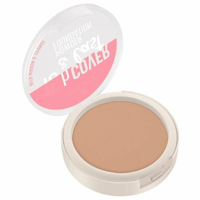 Основа тональная для лица 16 COVER & LAST POWDER FOUNDATION пудровая Тон 01