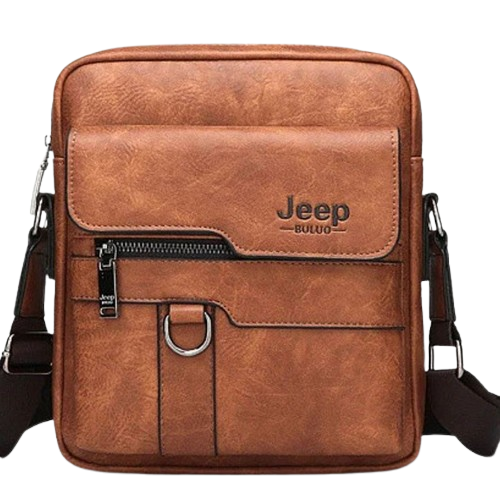 фото Сумка мессенджер jeep buluo 1000, коричневый