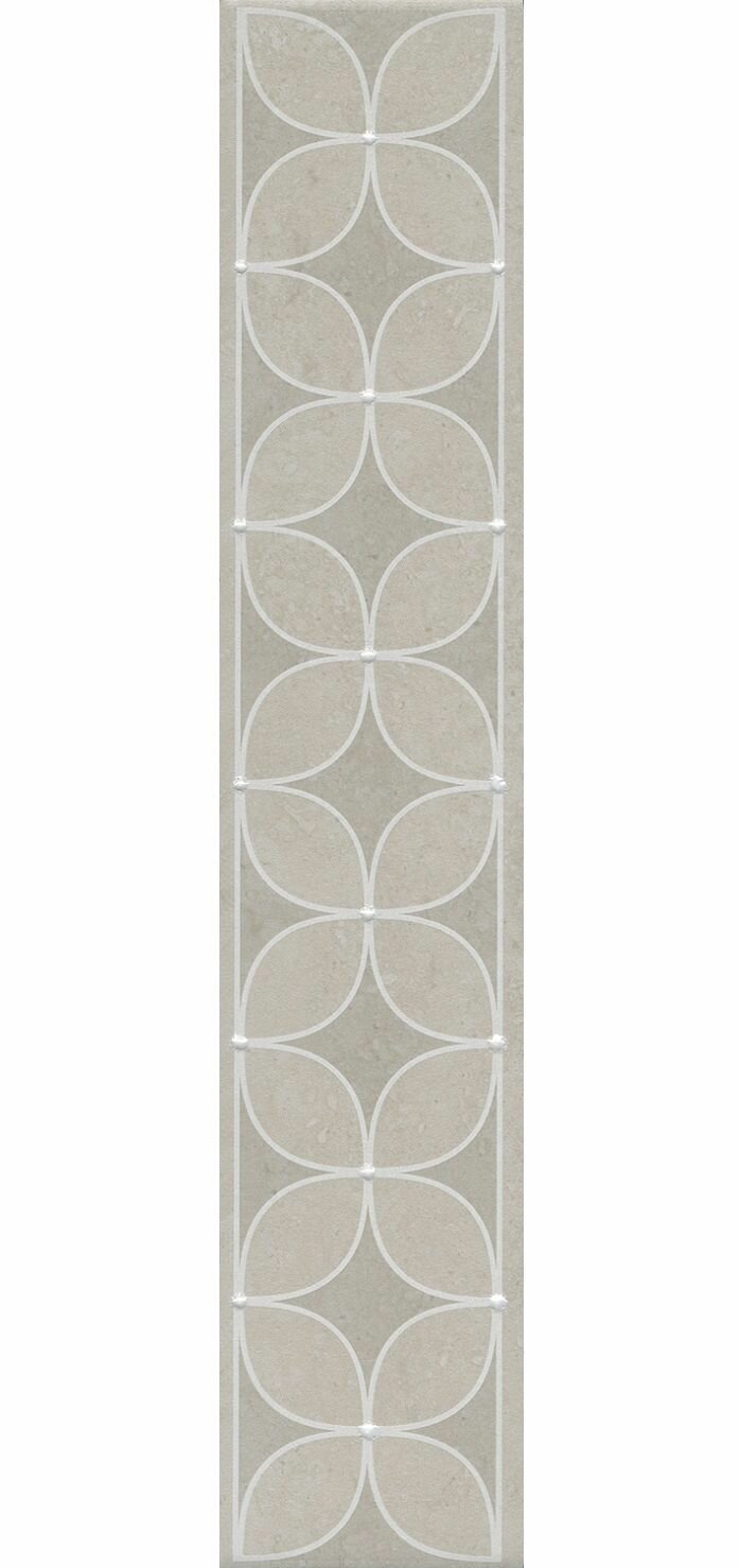 фото AZ/A012/SG1712 Туф бежевый светлый матовый 40,2х7,7 керам. бордюр