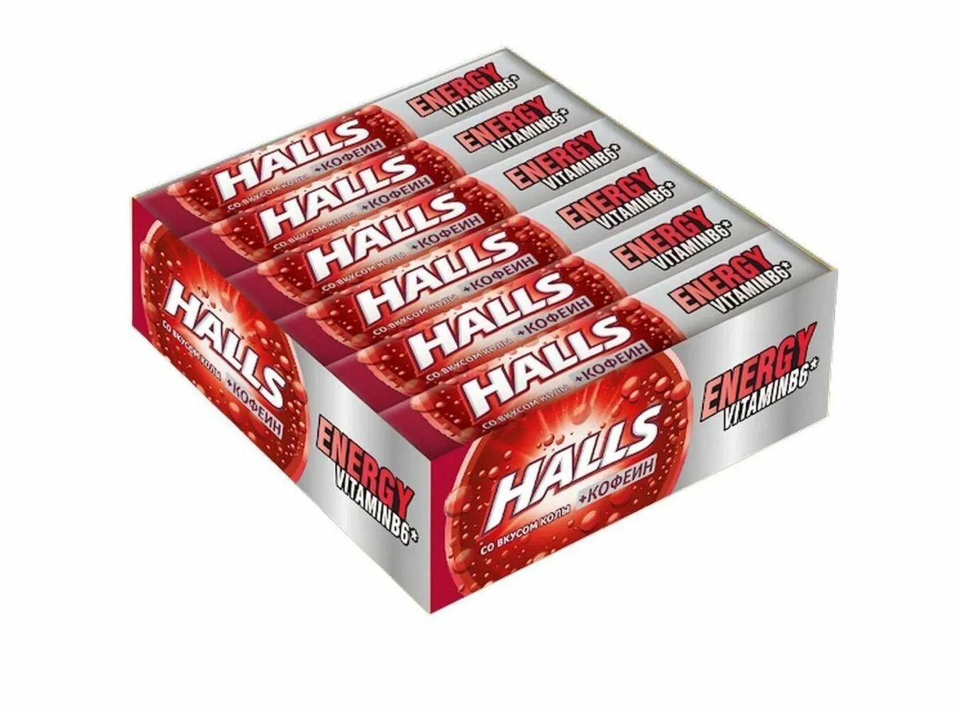 HALLS карамель леденцовая со вкусом колы 25 г х 12 штук