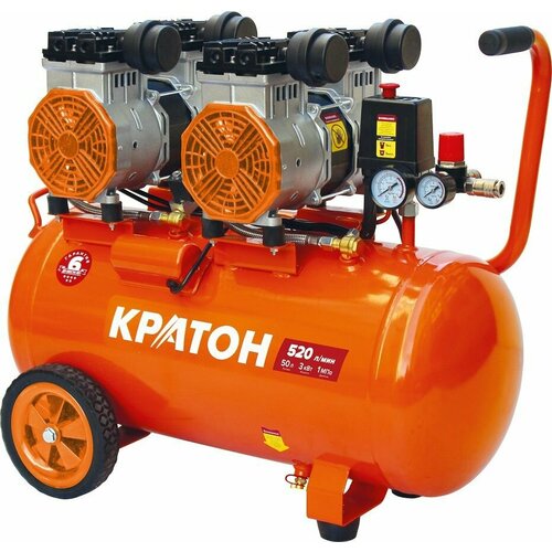 Компрессор с прямой передачей безмасляный Кратон AC-520-50-OFHS