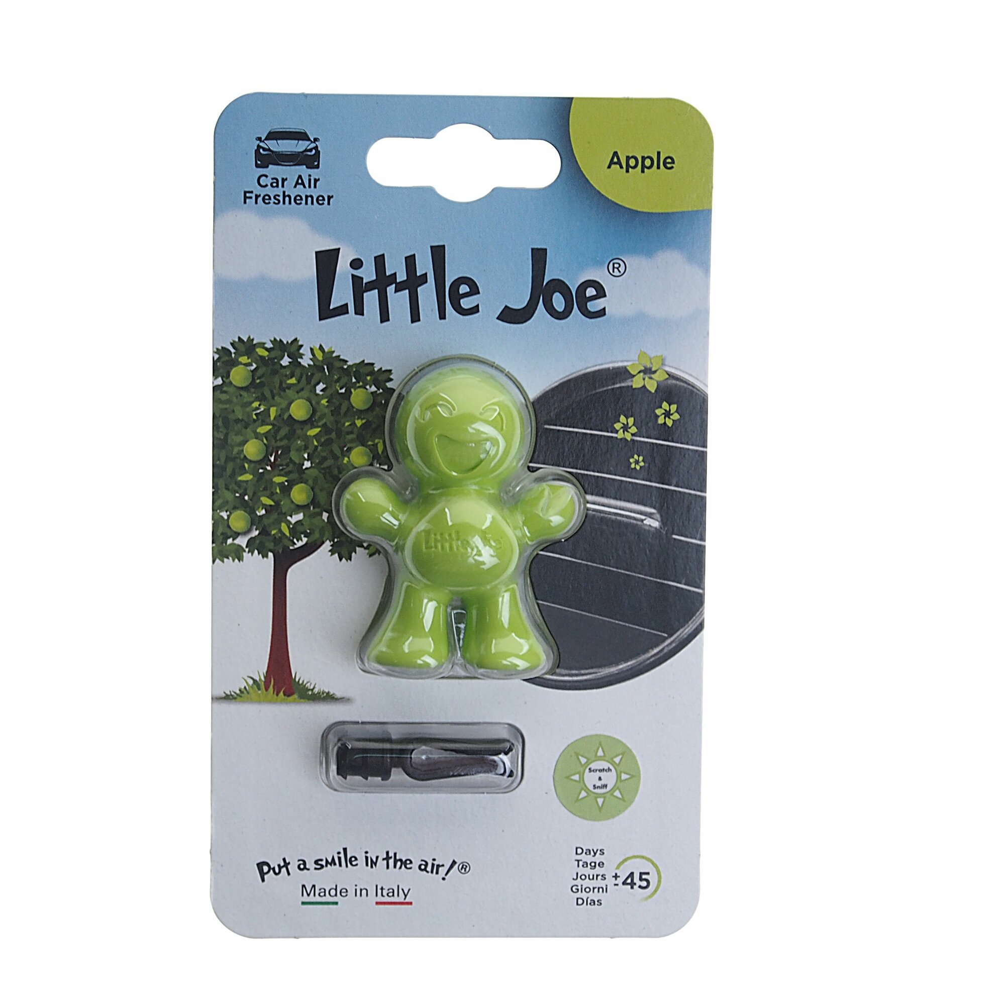 Ароматизатор воздуха EF3243 Little Joe Classic (Яблоко) на дефлектор, 3D-Polymer Drive Int
