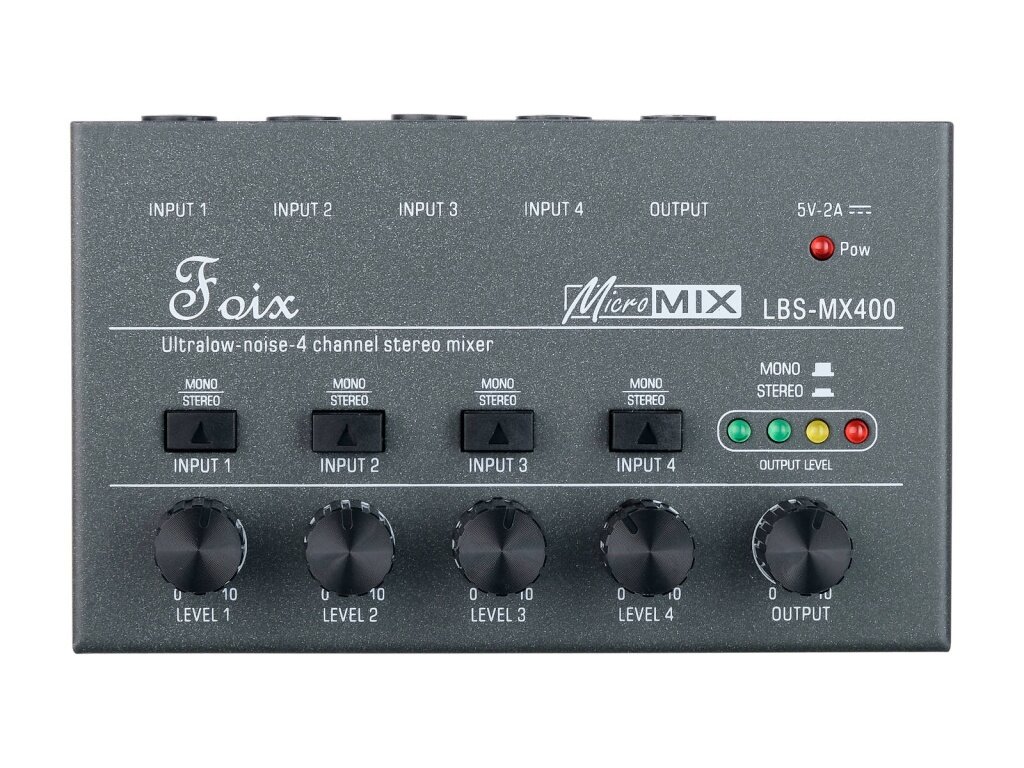 LBS-MX400 Микшер, 4 канала, Foix