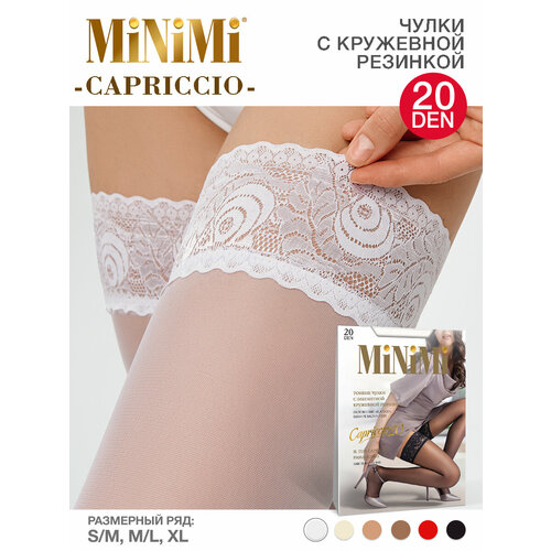 фото Чулки minimi, 20 den, размер 2, bianco