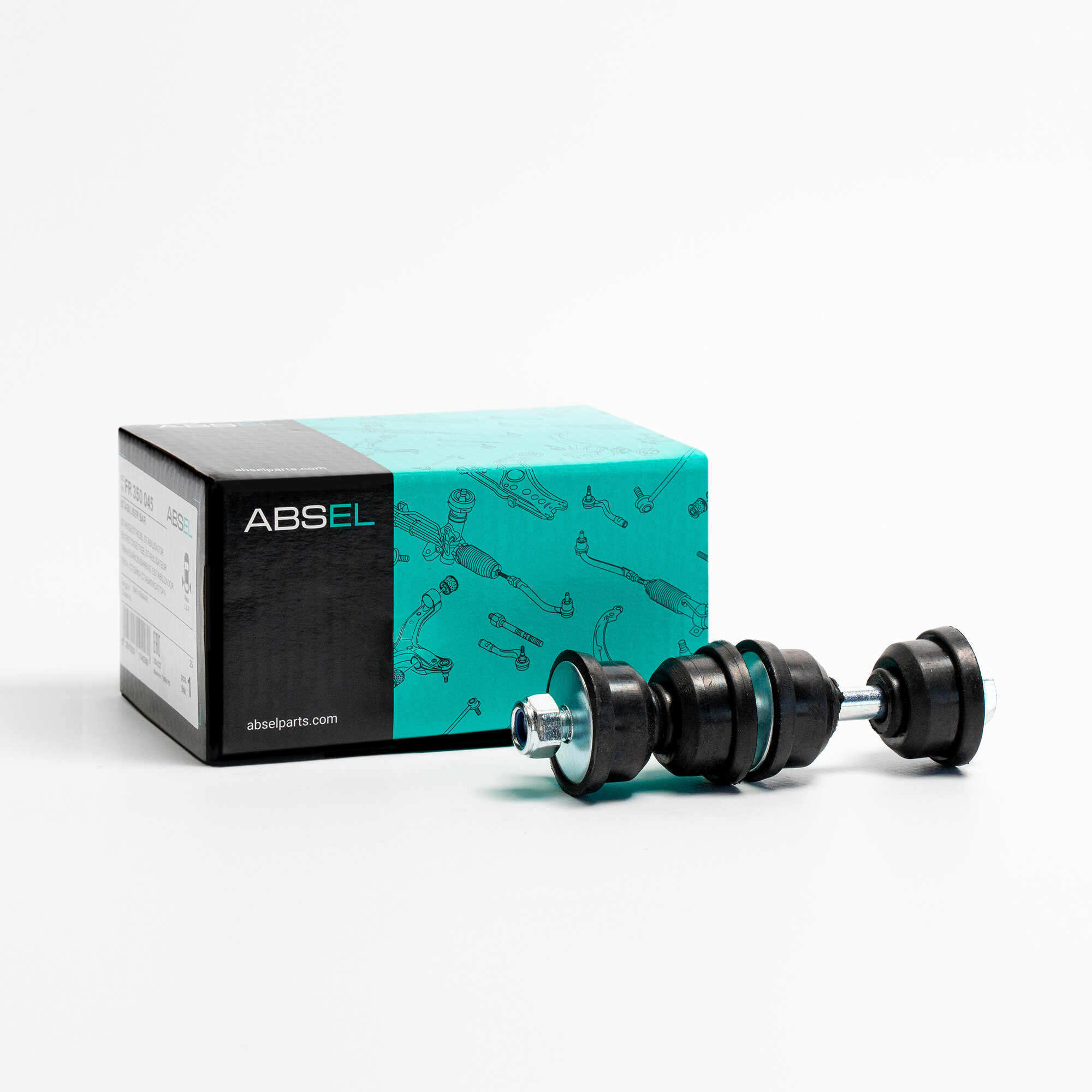 ABSEL Стойка стабилизатора заднего FR350045 для FORD FOCUS I 1998-2005, C-MAX 2007-2010, FOCUS C-MAX 2003-2007; MITSUBISHI COLT VI 2004-2012, COLT CZC VI 2006-2009