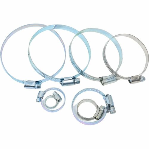 Holzer Flexo Хомут червячный от 10 мм до 90 мм набор 100 шт в ассортименте 10-90100 4653₽