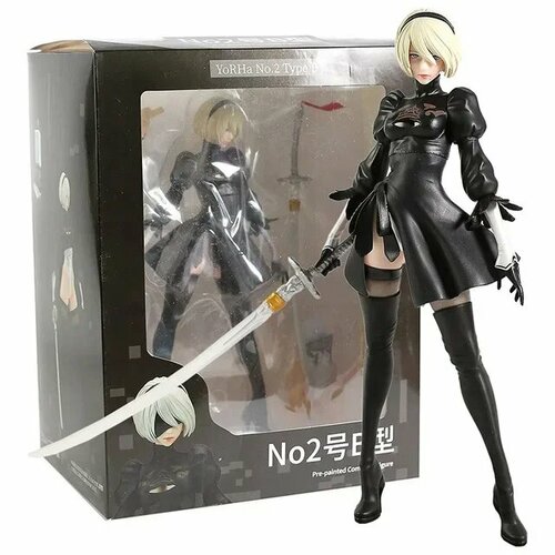 Фигурки Nier Automata 2B Bandai PVC 28 см 28CM Черный 1470₽