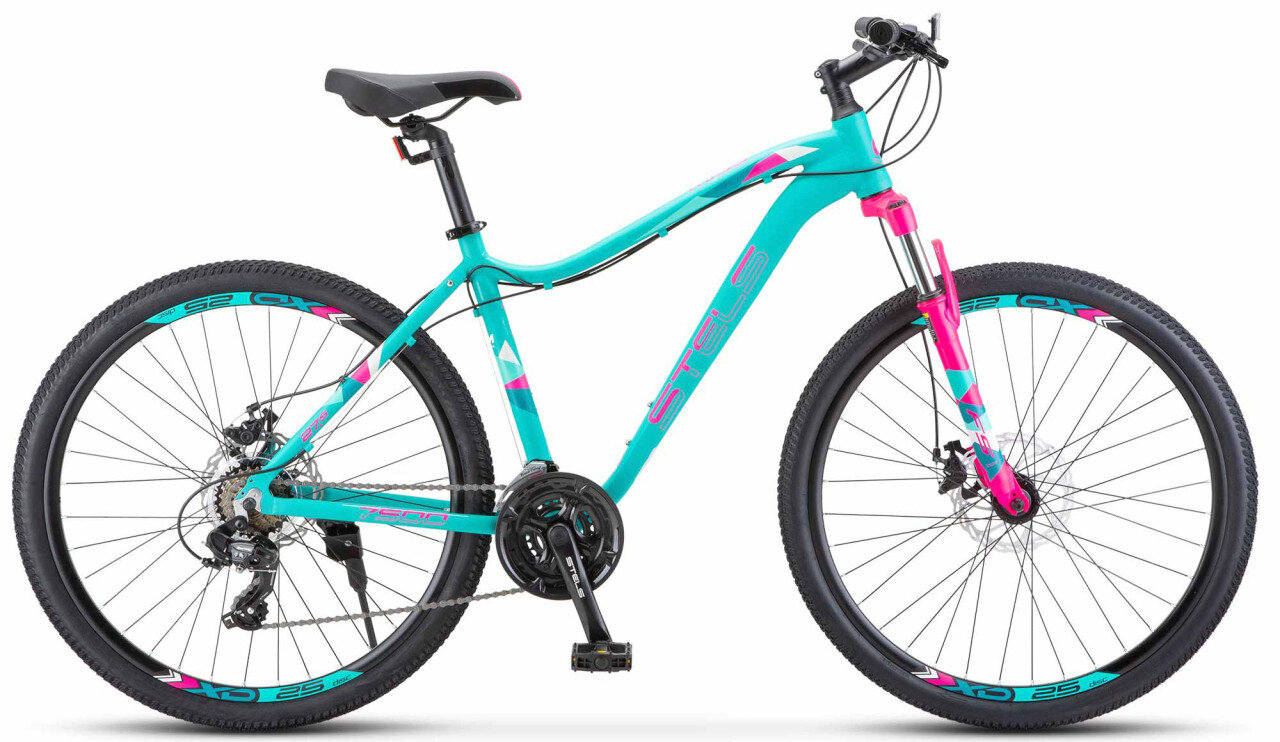 Женский велосипед Stels Miss 7500 MD V010 (2025) 18" Бирюзовый (167-178 см)