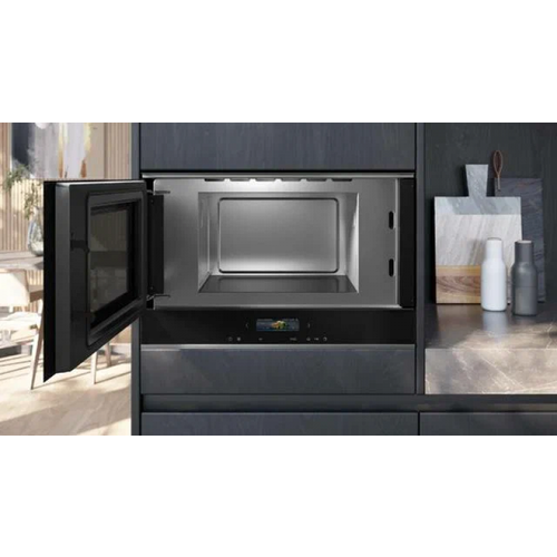 Микроволновая печь встраиваемая Siemens BF722L1B1, черный