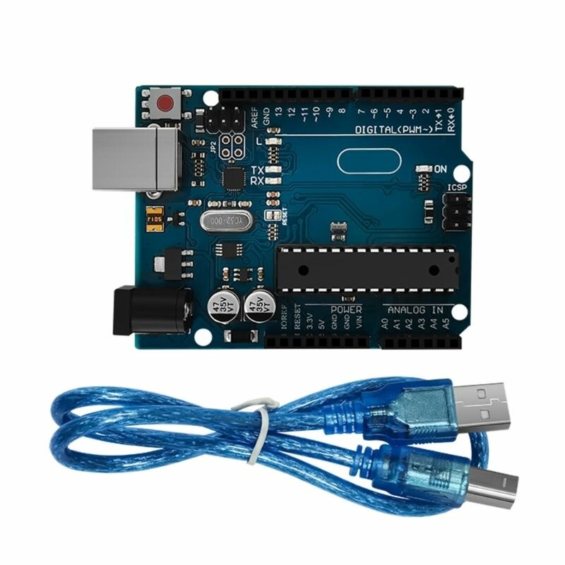 1 комплект официальной коробки чип ATMEGA16U2 + MEGA328P для макетной платы UNOR3 USB-кабель (опционально)