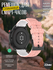 Силиконовый ремешок 22 мм для Huawei watch gt 4, Galaxy Watch роз...