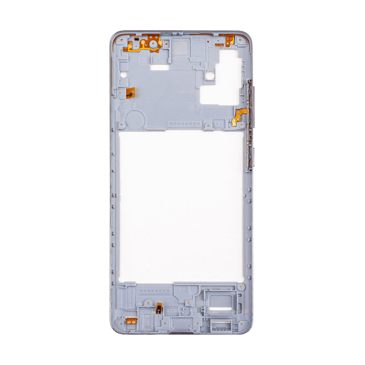 Средняя часть для Samsung Galaxy A51 (A515F), цвет белый, 1 шт