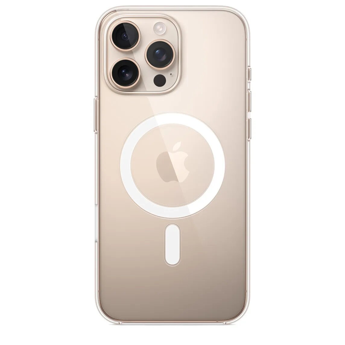 Чехол для iPhone 16 Pro Clear Case with MagSafe
