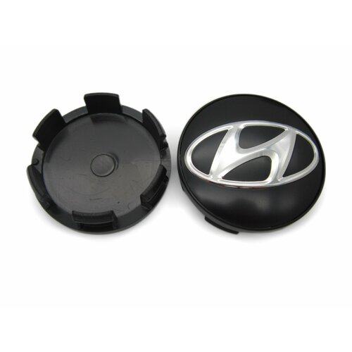 Колпачок заглушка для литого диска СКАД Хендай черный 565112 мм 1 шт 393₽