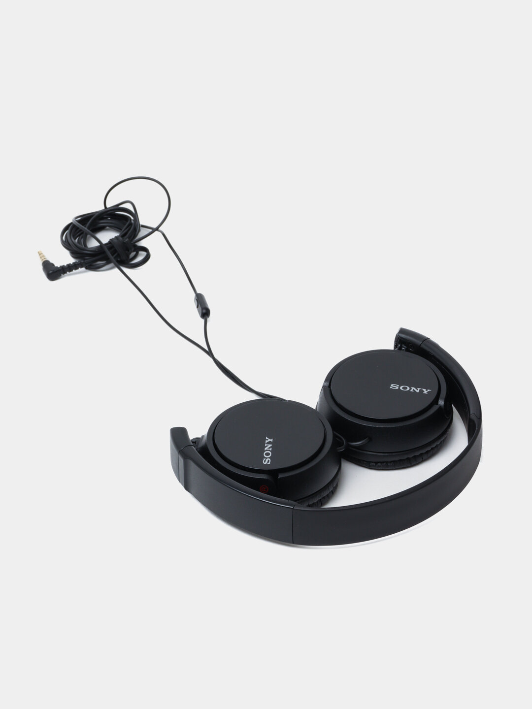 Наушники Sony MDR-ZX110AP черный для телефонов и компьютеров — фото 1
