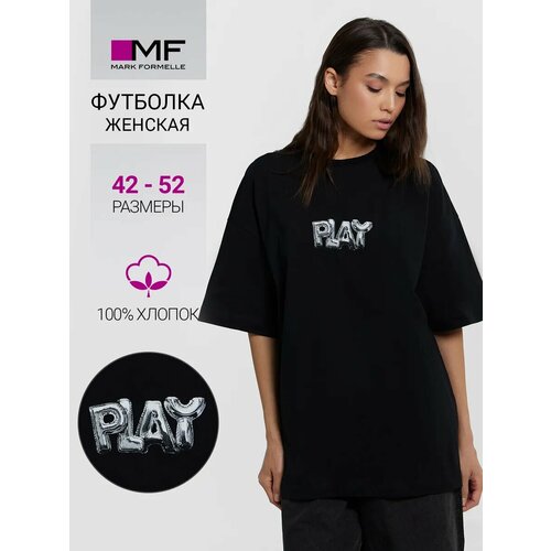 фото Футболка mark formelle для женщин, размер m, черный