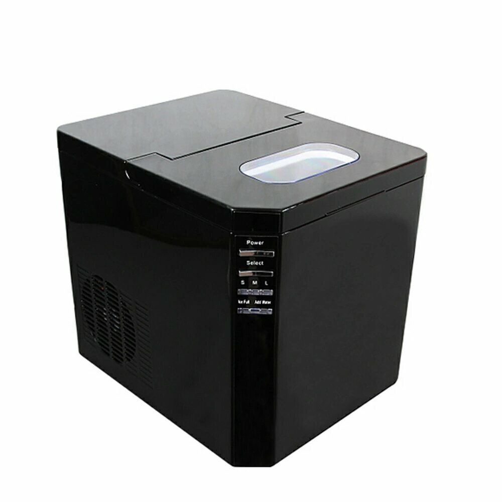 Льдогенераторы Xiaomi Льдогенератор Hurakan HKN-IMF18M, пальчиковый лед, настольный, заливной, черный