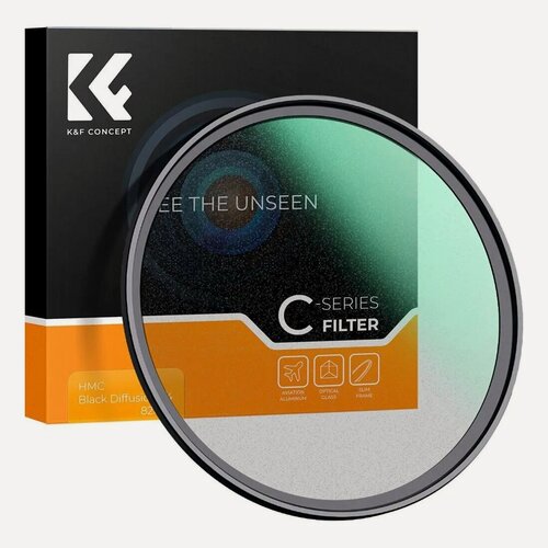 Изображение товара Смягчающий светофильтр K&F Concept Black Diffusion 1/4, 52mm