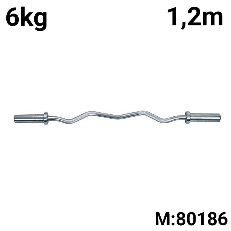 Гриф французкий зигзак 120 см весь 6 кг