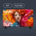 43” Телевизор Tuvio Full HD DLED Frameless на платформе YaOS, TD43FFBSV1, черный