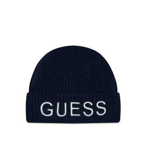 Шапка GUESS, размер One Size, синий