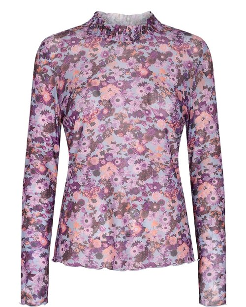 Блуза  NUMPH, размер L, фиолетовый