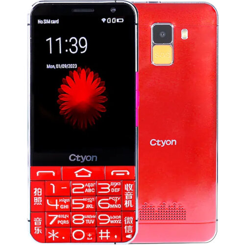 Смартфон Ctyon CT06 18 ГБ Global для РФ SIMmicro SIM красный 1206900₽