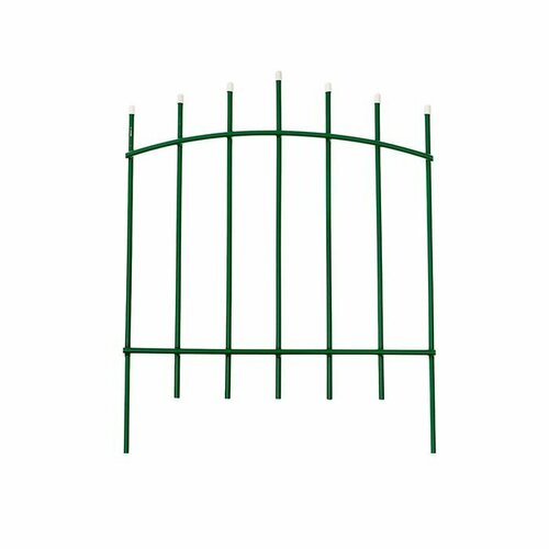 Забор садово-парковый металл `Вертикаль мини` h-0,67 м L-2,575 м заборчик садово парковый классический 0 7х0 9 м 65042