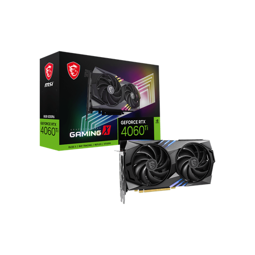Видеокарта MSI nVidia GeForce RTX4060Ti GAMING X 8GB RTL 6231300₽